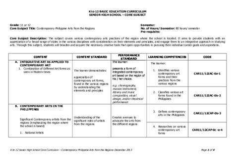 filipino subject design|K to 12 BASIC EDUCATION CURRICULUM SENIOR HIGH SCHOOL ARTS .